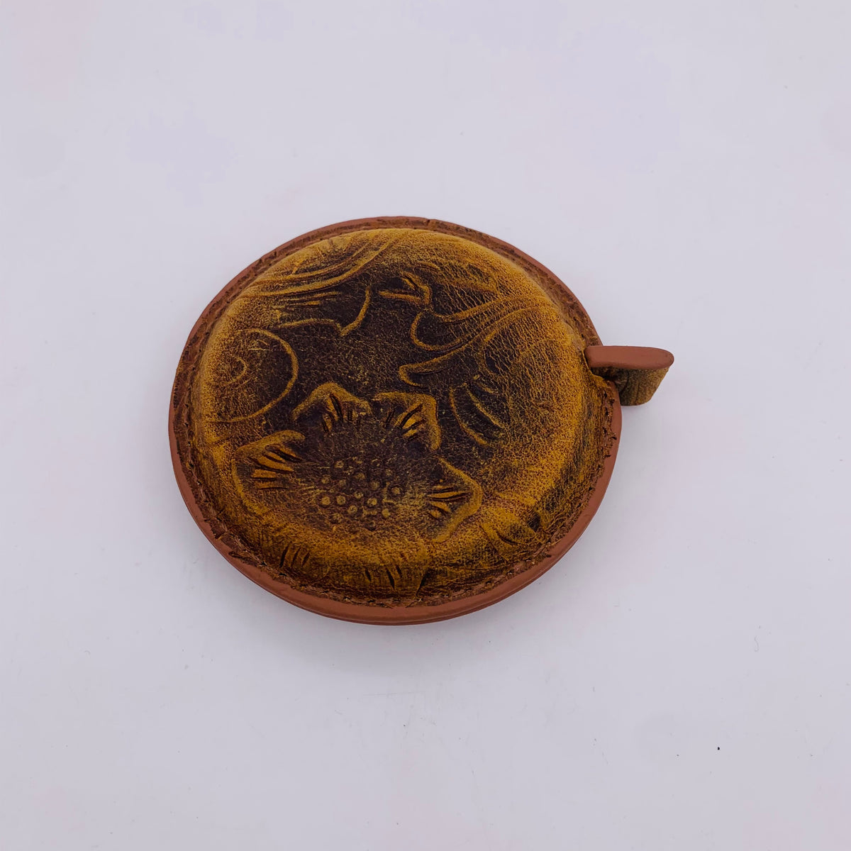 Brown Round-Case Measuring Tape
