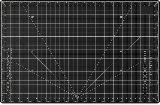 Black Gridded Cutting Mat
