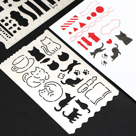 Notebook Decorative Stencils
