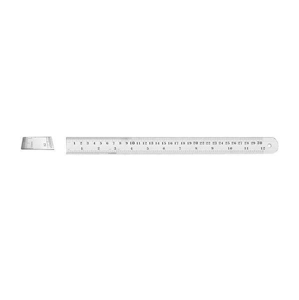 Dual-Scale Straight Ruler