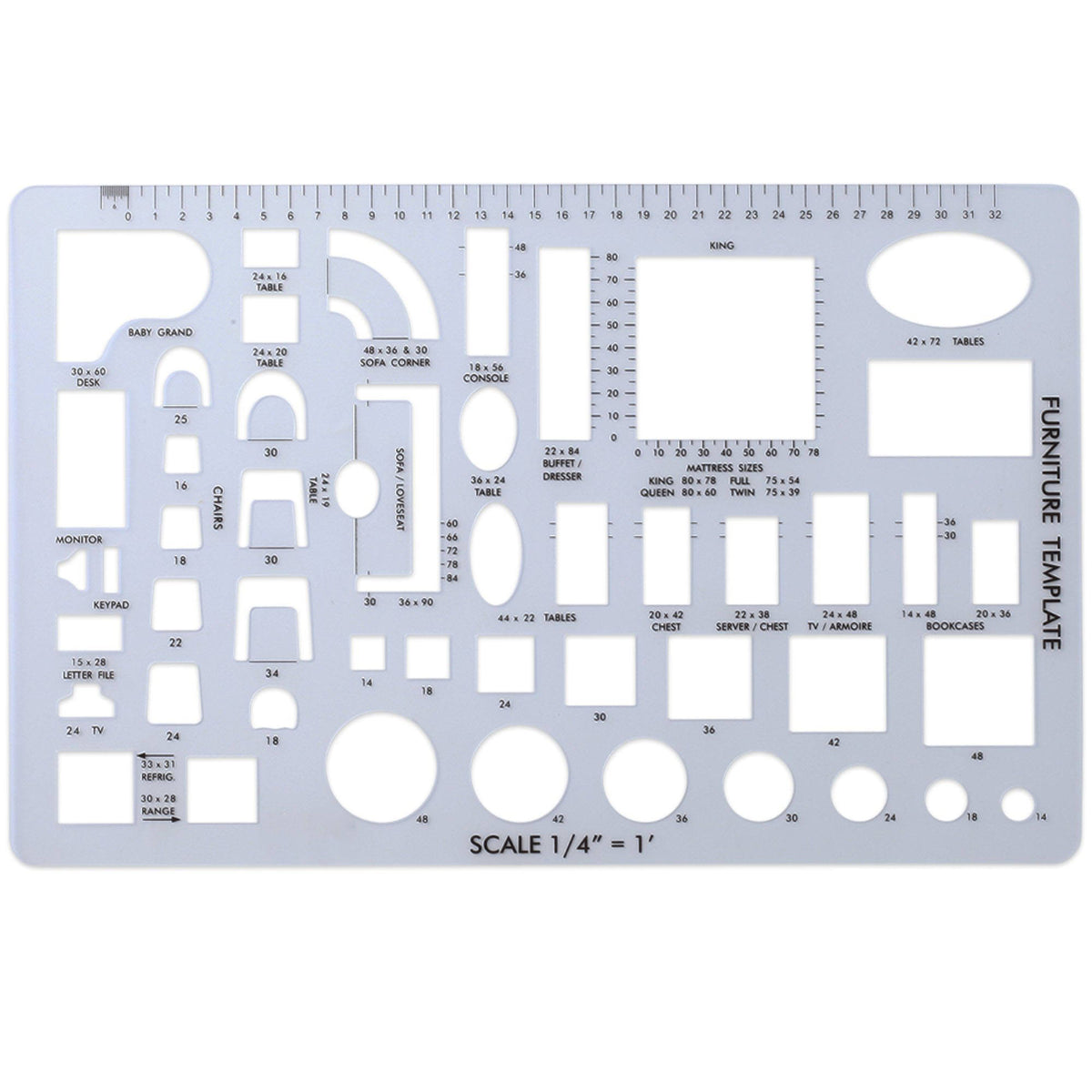 Bview Furniture Layout Drawing Template