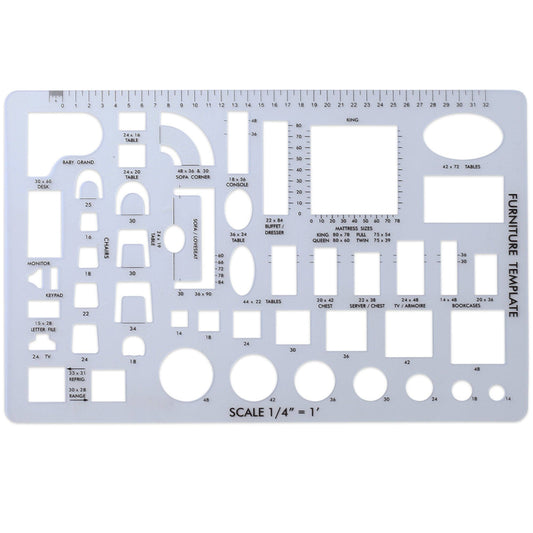 Bview Furniture Layout Drawing Template
